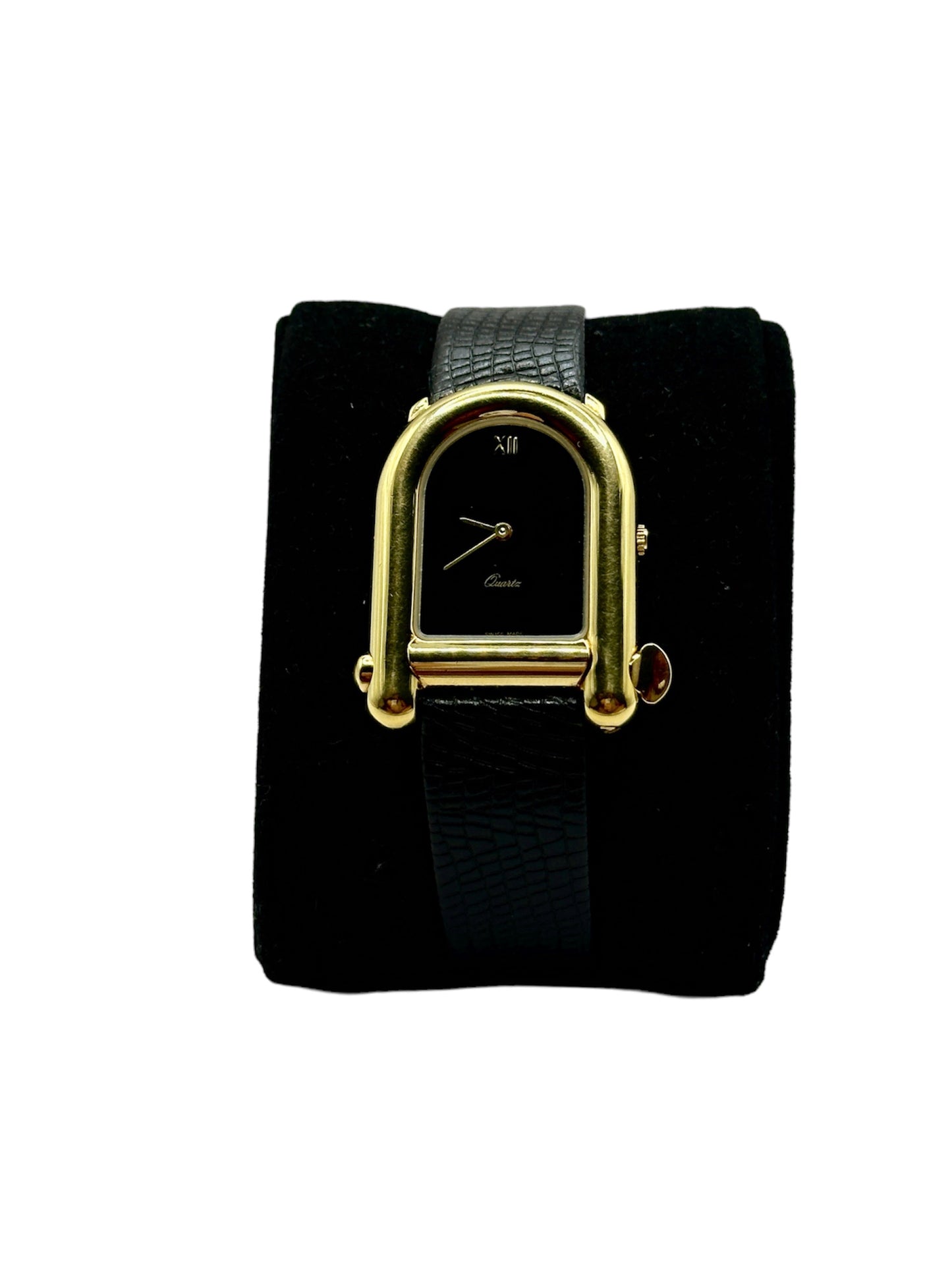 ARMBANDUHR "VINTAGE" BLACK DIAL
