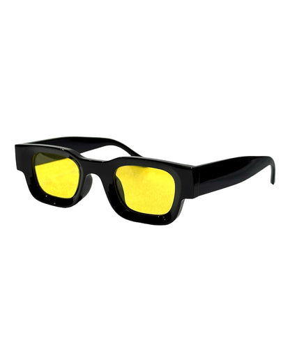 SONNENBRILLE "TROJA" SCHWARZ/GELB