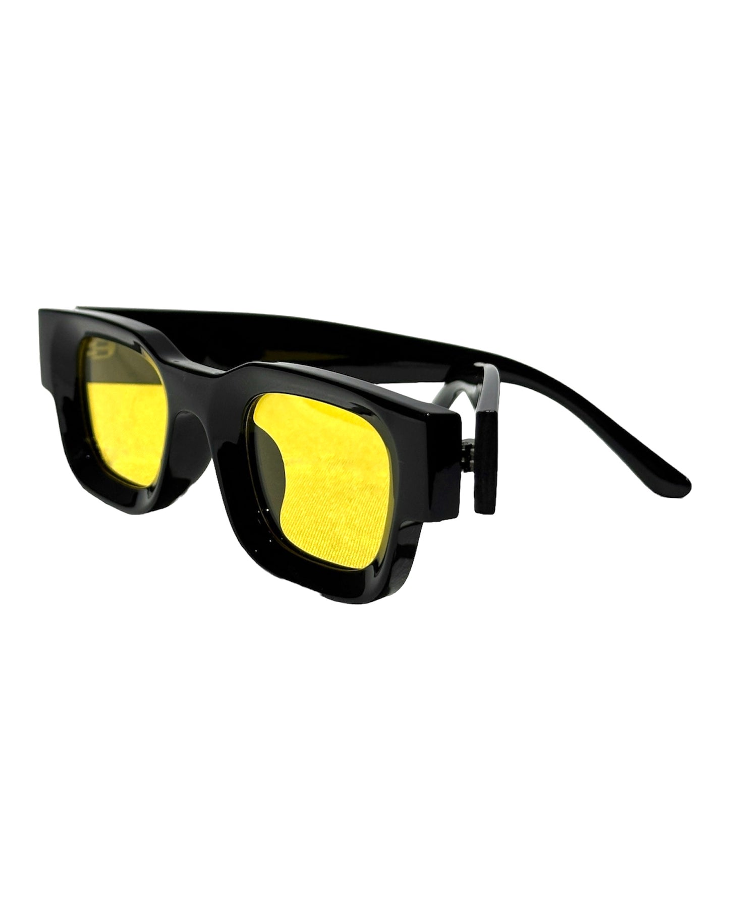 SONNENBRILLE "TROJA" SCHWARZ/GELB